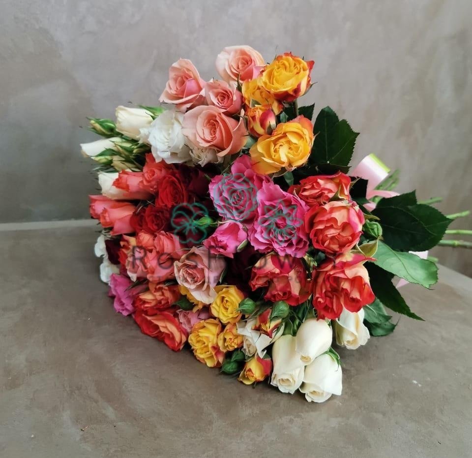 Букет цветов из: Розы в Новокуйбышевске Самарская область