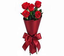 Букет 5 Красных роз Эдлесс Лав в Новокуйбышевске Самарская область