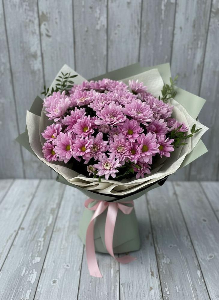 Букет цветов из: Хризантемы в Новокуйбышевске Самарская область