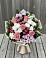 Букет цветов из: Альстромерии, Гвоздики, Розы и Хризантемы в Новокуйбышевске Самарская область