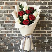 Букет цветов из:  Розы в Новокуйбышевске Самарская область
