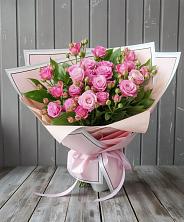 Букет Розовый кустик в Новокуйбышевске Самарская область