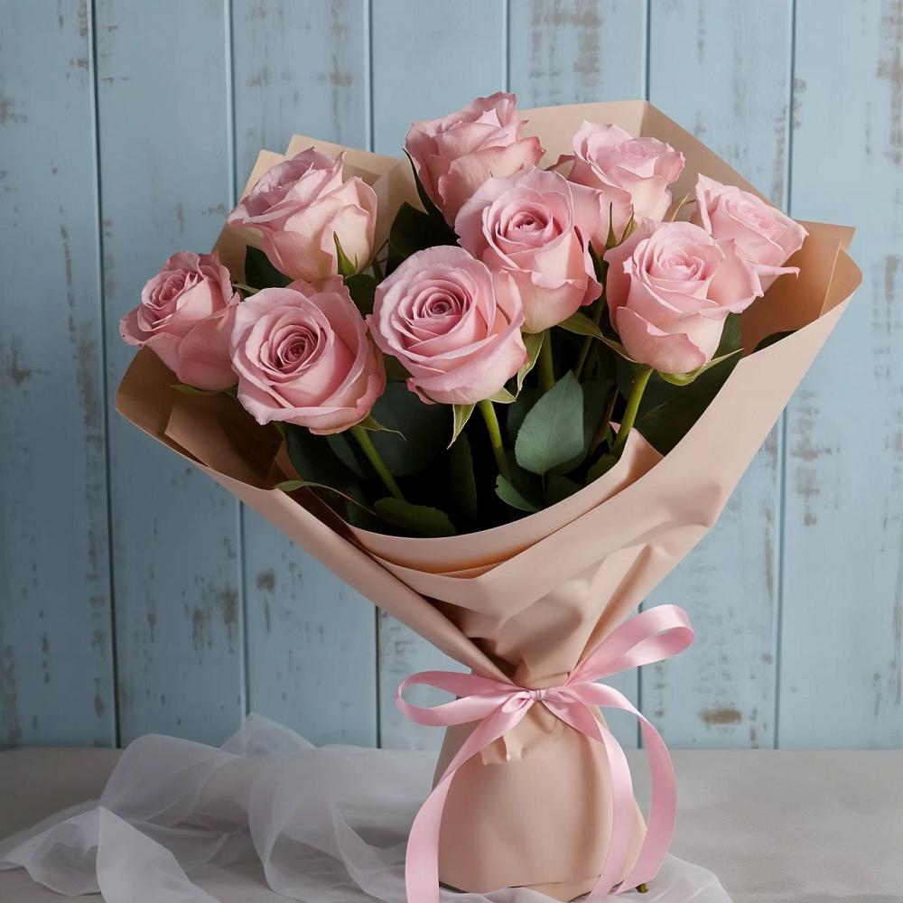 Букет цветов из: Розы в Новокуйбышевске Самарская область