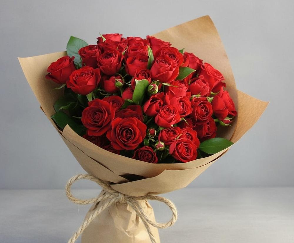 Букет Любовный роман в Новокуйбышевске Самарская область