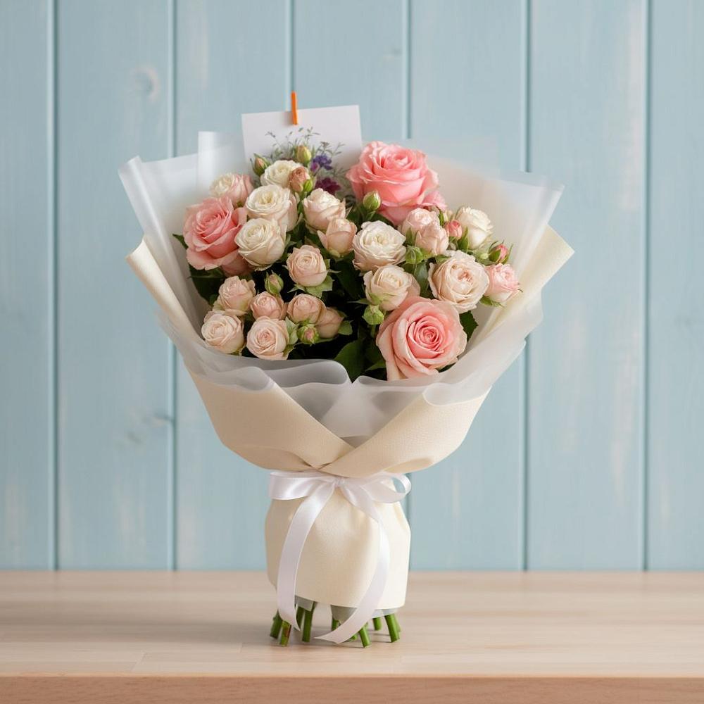 Букет цветов из: Розы в Новокуйбышевске Самарская область