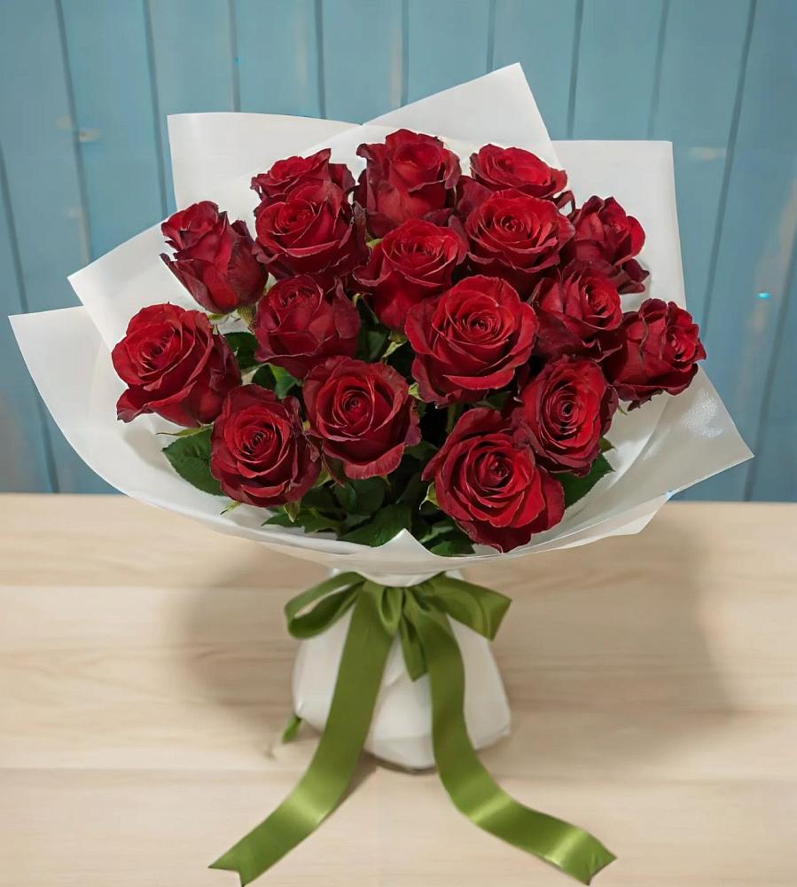 Букет Красные розы в Новокуйбышевске Самарская область