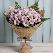 Букет цветов из:  Хризантемы в Новокуйбышевске Самарская область