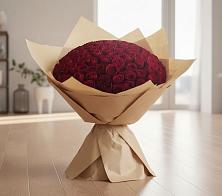 Букет 101 Красная роза в Новокуйбышевске Самарская область