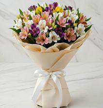 Букет цветов из:  Альстромерии в Новокуйбышевске Самарская область