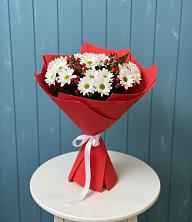 Букет цветов из:  Хризантемы в Новокуйбышевске Самарская область