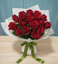 Букет Красные розы в Новокуйбышевске Самарская область