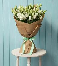 Букет цветов из:  Лизиантусы в Новокуйбышевске Самарская область