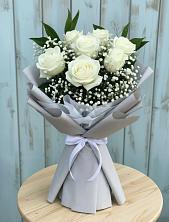 Букет цветов из:  Розы в Новокуйбышевске Самарская область