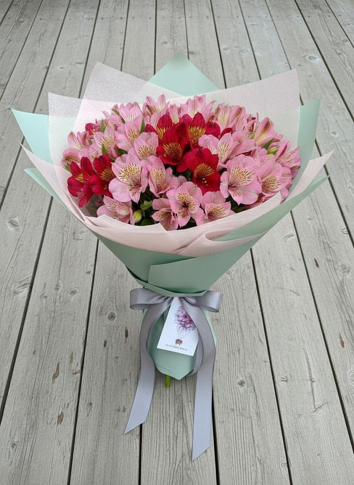 Букет цветов из: Альстромерии в Новокуйбышевске Самарская область