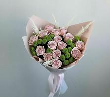 Букет цветов из:  Розы и Хризантемы в Новокуйбышевске Самарская область
