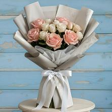 Букет цветов из:  Розы в Новокуйбышевске Самарская область