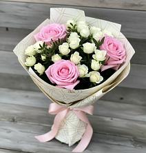 Букет цветов из:  Розы в Новокуйбышевске Самарская область