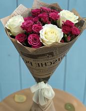 Букет цветов из:  Розы в Новокуйбышевске Самарская область