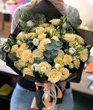 Букет цветов из:  Розы и Лизиантусы #REPLACE_PRED# Новокуйбышевске Самарская область