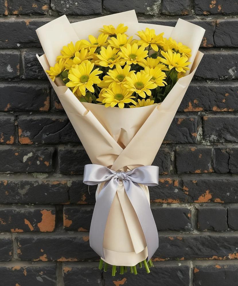 Букет цветов из: Хризантемы в Новокуйбышевске Самарская область