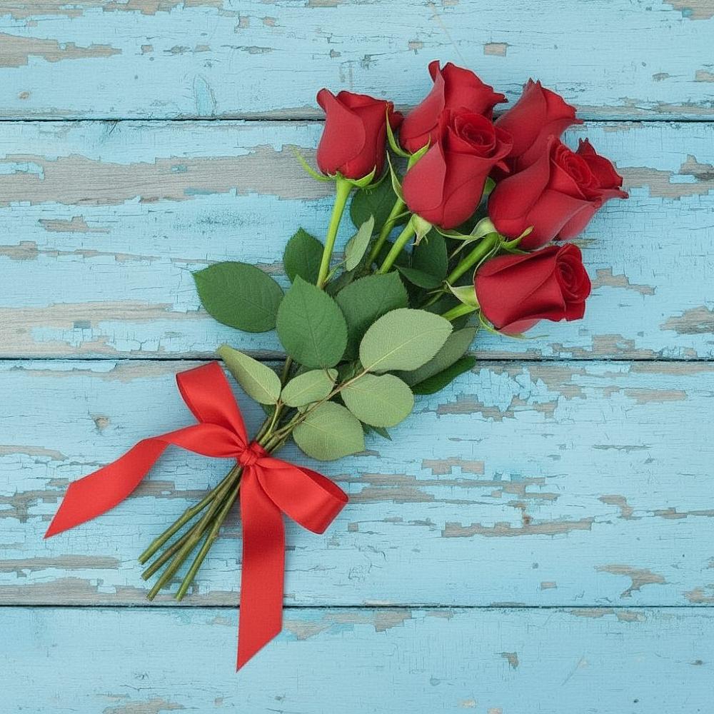 Букет Красные розы в Новокуйбышевске Самарская область