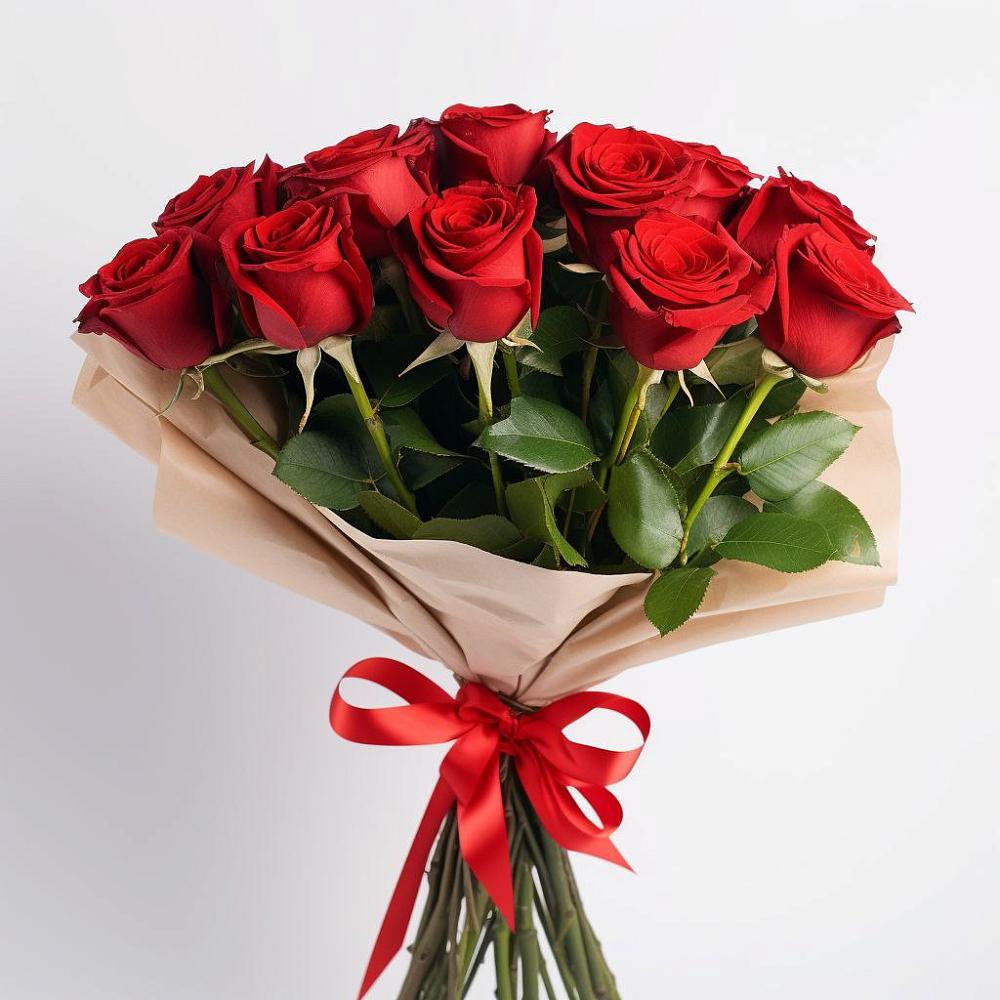 Букет 11 Красных роз Эдлесс Лав в Новокуйбышевске Самарская область