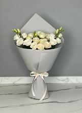 Букет цветов из:  Розы и Лизиантусы в Новокуйбышевске Самарская область